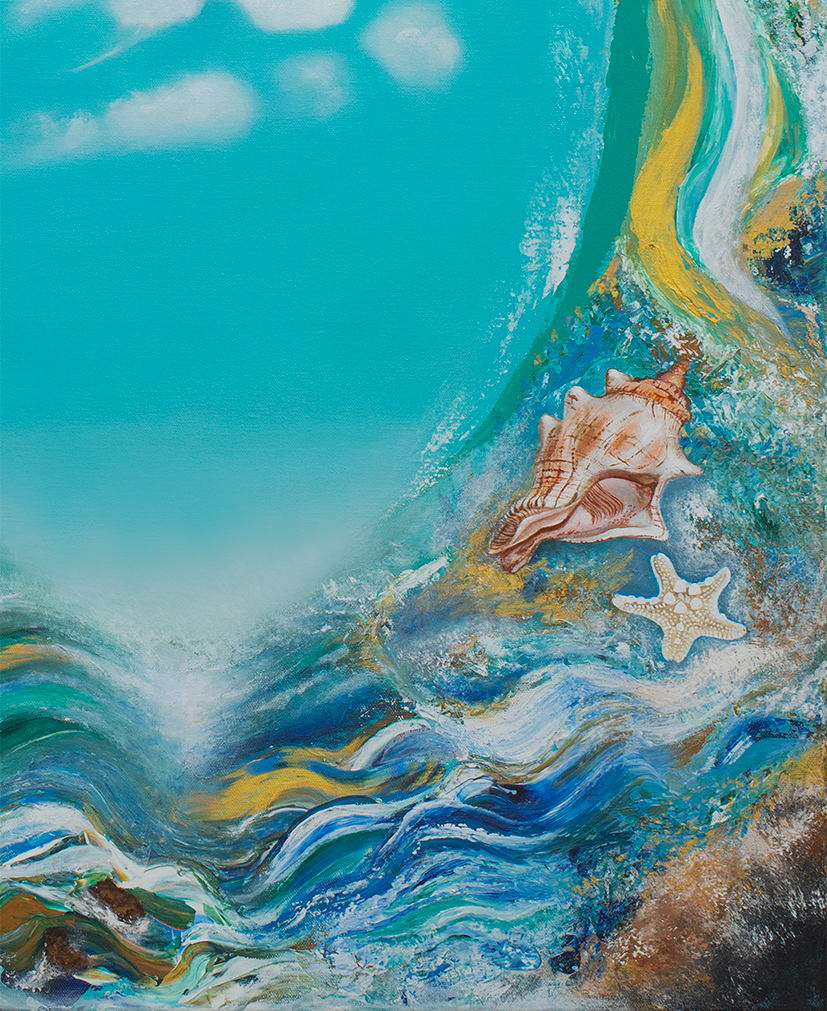 Tides Of Awareness - Oceana Realm IIl Print