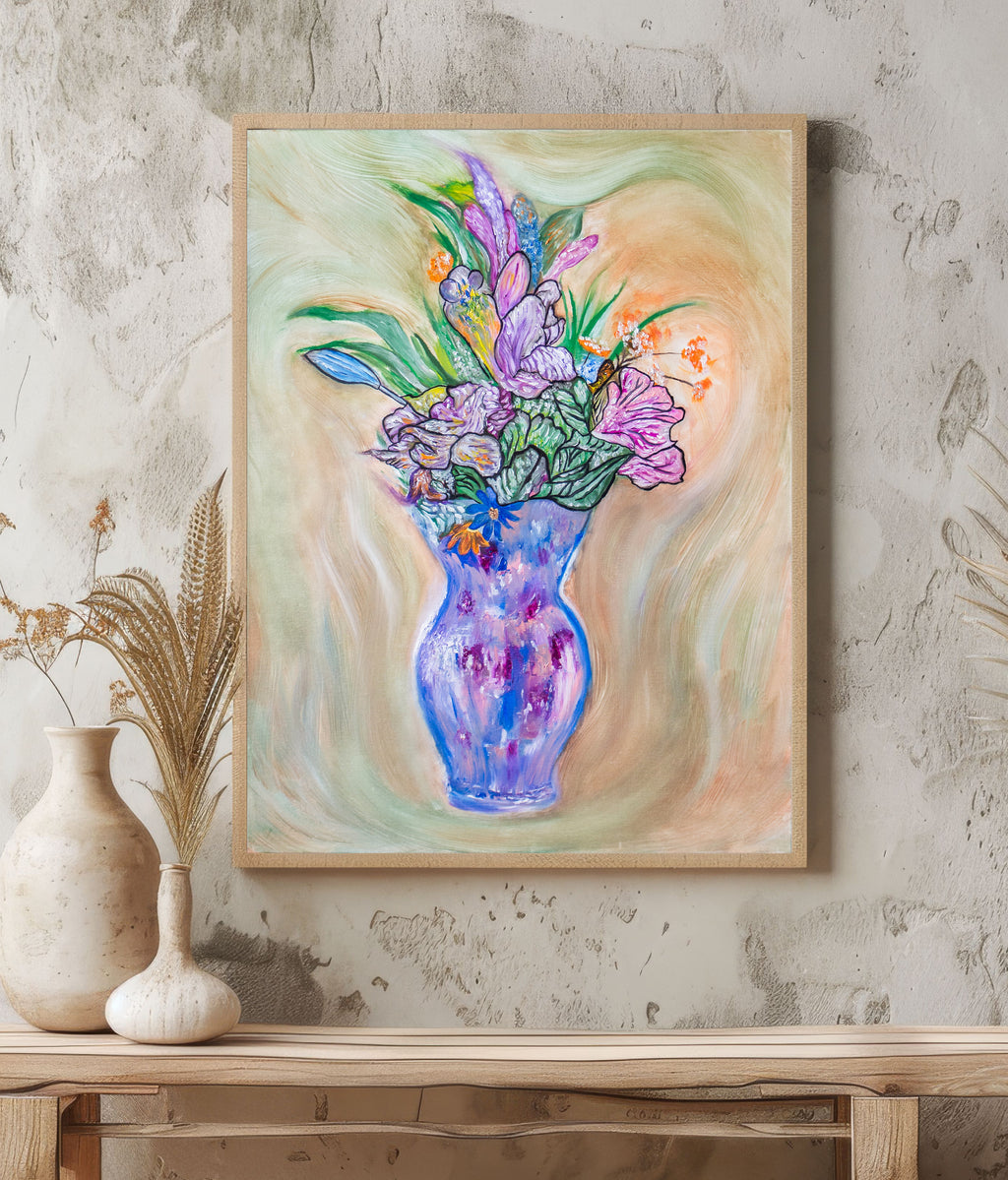 Flowers In Tropical Summer Print