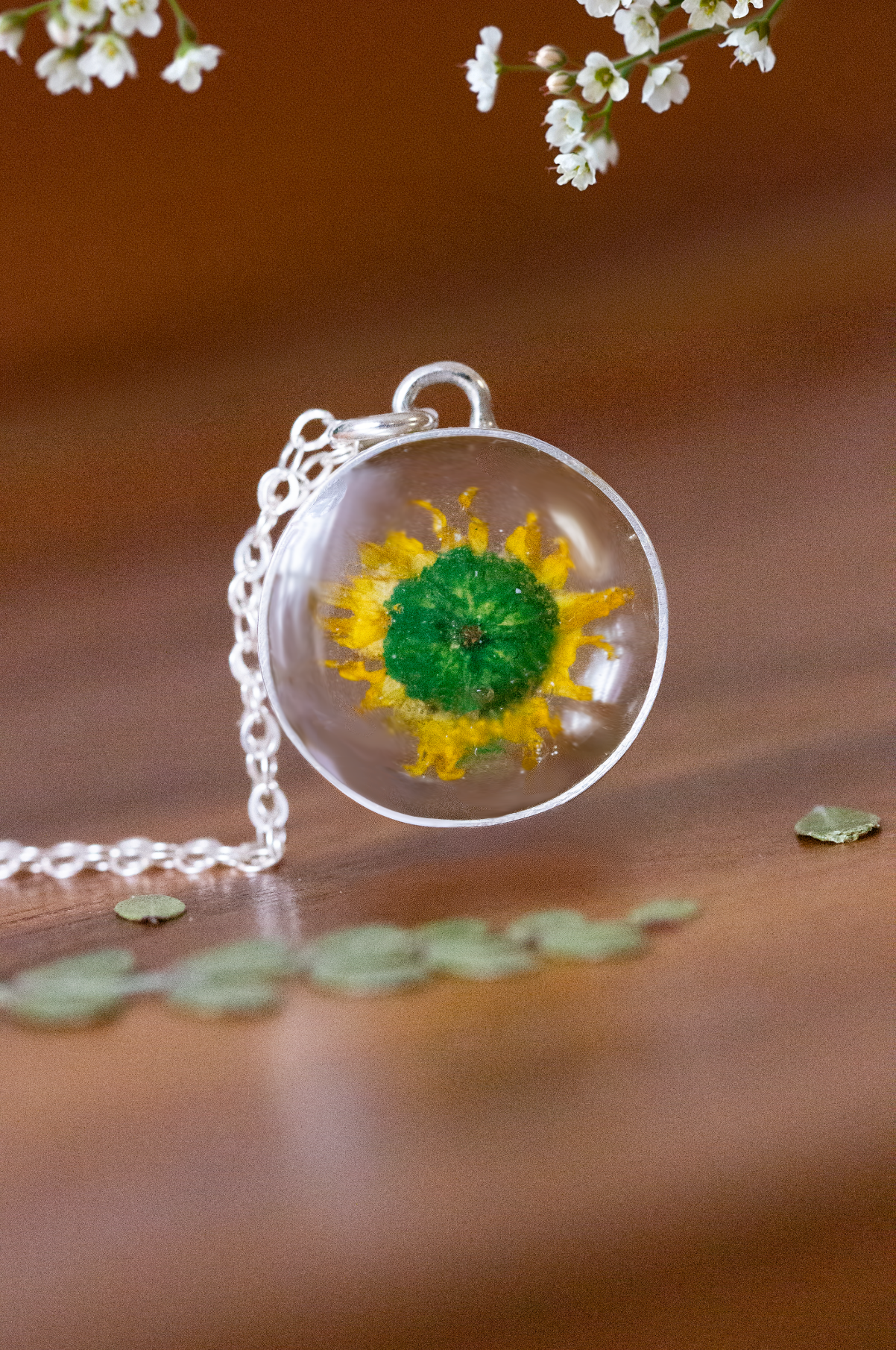 Van Gogh Sunflower Necklace (Seasonal Limited Item)